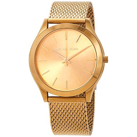 Michael Kors Slim Runway Gold Dial Men's Watch MK8625